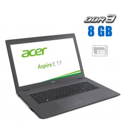 Ноутбук Acer Aspire E5-772 / 17.3" (1600x900) TN / Intel Core i3-5005U (2 (4) ядра по 2.0 GHz) / 8 GB DDR3 / 240 GB SSD / Intel HD Graphics 5500 / WebCam
