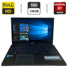 Ноутбук Acer Aspire v5-561PG / 15.6" (1920x1080) TN Touch / Intel Core i5-4200U (2 (4) ядра по 1.6 - 2.6 GHz) / 16 GB DDR3 / 128 GB SSD / AMD Radeon R7 M265, 2 GB GDDR3, 128-bit / WebCam / VGA