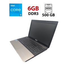 Ноутбук Asus K55VD / 15.6" (1366x768) TN / Intel Core i5-3210M (2 (4) ядра по 2.5 - 3.1 GHz) / 6 GB DDR3 / 500 GB HDD / nVidia GeForce GT 610M, 1 GB DDR3, 64-bit / WebCam