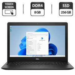 Ноутбук Б-класс Dell Inspiron 15 3593 / 15.6" (1920x1080) TN Touch / Intel Core i5-1035G1 (4 (8) ядра по 1.0 - 3.6 GHz) / 8 GB DDR4 / 256 GB SSD / Intel UHD Graphics / WebCam / HDMI