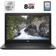 Ноутбук Б-класс Dell Vostro 3591 / 15.6" (1920x1080) IPS / Intel Core i3-1005G1 (2 (4) ядра по 1.2 - 3.4 GHz) / 8 GB DDR4 / 256 GB SSD / Intel UHD Graphics / WebCam / DVD-RW