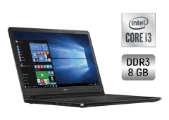 Ноутбук Dell Inspiron 15-3558 / 15.6" (1366x768) TN / Intel Core i3-5015U (2 (4) ядра по 2.1 GHz) / 8 GB DDR3 / 256 GB SSD / Intel HD Graphics 5500 / WebCam / Windows 10
