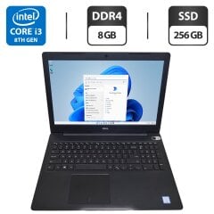 Ноутбук Dell Inspiron 3583 / 15.6" (1366x768) TN / Intel Core i3-8145U (2 (4) ядра по 2.1 - 3.9 GHz) / 8 GB DDR4 / 256 GB SSD / Intel UHD Graphics / WebCam
