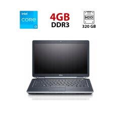 Ноутбук Dell Latitude E5430 / 14" (1366x768) TN / Intel Core i3-3120M (2 (4) ядра по 2.5 GHz) / 4 GB DDR3 / 320 GB HDD / Intel HD Graphics 4000 / WebCam
