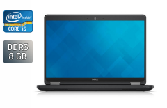 Ноутбук Dell Latitude E5450 / 14" (1366x768) TN / Intel Core i5-5200U (2 (4) ядра по 2.2 - 2.7 GHz) / 8 GB DDR3 / 240 GB SSD / Intel HD Graphics 5500 / WebCam / Windows 10