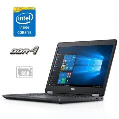 Ноутбук Dell Latitude E5470 / 14" (1920x1080) IPS / Intel Core i5-6300HQ (4 ядра по 2.3 - 3.2 GHz) / 4 GB DDR4 / 120 GB SSD / Intel HD Graphics 530 / WebCam