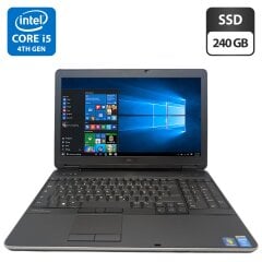 Ноутбук Dell Latitude E6540 / 15.6" (1920x1080) TN / Intel Core i5-4200M (2 (4) ядра по 2.5 - 3.1 GHz) / 8 GB DDR3 / 240 GB SSD / Intel HD Graphics 4600 / DVD-ROM