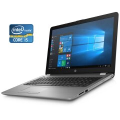 Ноутбук HP 250 G6 / 15.6" (1920x1080) TN / Intel Core i5-7200U (2 (4) ядра по 2.5 - 3.1 GHz) / 8 GB DDR4 / 256 GB SSD / Intel HD Graphics 620 / WebCam / Win 10 Pro