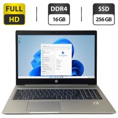 Ноутбук HP ProBook 450 G7 / 15.6" (1920x1080) IPS / Intel Core i5-10210U (4 (8) ядра по 1.6 - 4.2 GHz) / 16 GB DDR4 / 256 GB SSD M.2 / Intel UHD Graphics / WebCam / Fingerprint