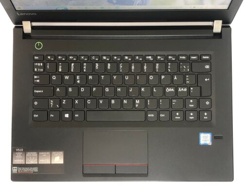 Ноутбук Lenovo V510-14IKB / 14" (1366x768) TN / Intel Core i3-6006U (2 (4) ядра по 2.0 GHz) / 4 GB DDR4 / 128 GB SSD / Intel HD Graphics 520 / WebCam / Win 10 Home