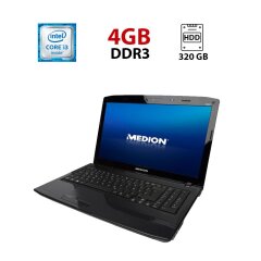 Ноутбук Medion Akoya E6622 / 15.6" (1366x768) TN / Intel Core i3-350M (2 (4) ядра по 2.26 GHz) / 4 GB DDR3 / 320 GB HDD / nVidia GeForce GT 310M, 512 MB DDR3, 64-bit / WebCam