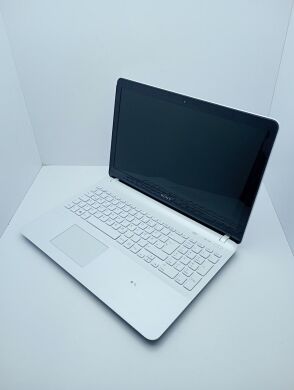 Ноутбук Sony SVF156 / 15.6" (1366x768) TN / Intel Pentium 2117U (2 ядра по 1.8 GHz) / 6 GB DDR3 / 500 GB HDD / Intel HD Graphics 2500 / WebCam Ноутбук Sony SVF156 / 15.6" (1366x768) TN / Intel Pentium 2117U (2 ядра по 1.8 GHz) / 6 GB DDR3 / 500 GB HDD / Intel HD Graphics 2500 / WebCam