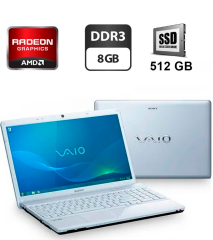 Ноутбук SONY VAIO sve 171 / 17.3" (1600x900) TN / Intel Pentium B940 (2 ядра по 2.0 GHz) / 8 GB DDR3 / 500 GB SSD / AMD Radeon HD 7650M 1 GB DDR3, 128-bit / USB. 3.0 / HDMI / VGA / DVD-ROM
