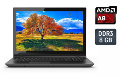 Ноутбук Toshiba Satellite C55Dt-c / 15.6" (1920x1080) IPS Touch / AMD A8-7410 (4 ядра по 2.2 - 2.5 GHz) / 8 GB DDR3 / 256 GB SSD / AMD Radeon R5 Graphics / WebCam / Windows 10