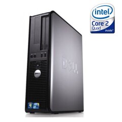 ПК Dell OptiPlex 755 Tower / Intel Core 2 Quad Q6600 (4 ядра по 2.4 GHz) / 4 GB DDR2 / 320 GB HDD / Intel GMA 3100 Graphics / DVD-RW