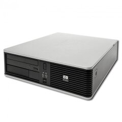 ПК HP Compaq dc5800 SFF / Intel Core 2 Duo E6550 (2 ядра по 2.33 GHz) / 4 GB DDR2 / 250 GB HDD / Intel GMA 3100 Graphics / DVD-ROM 