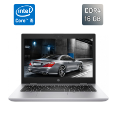 Ультрабук Б-класс HP ProBook 640 G5 / 14" (1920x1080) IPS / Intel Core i5-8365U (4 (8) ядра по 1.6 - 4.1 GHz) / 16 GB DDR4 / 256 GB SSD / Intel UHD Graphics / WebCam / TouchID