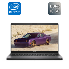 Ультрабук Dell Latitude 5500 / 15.6" (1366x768) TN / Intel Core i7-8665U (4 (8) ядра по 1.9 - 4.8 GHz) / 16 GB DDR4 / 256 GB SSD / Intel UHD Graphics / WebCam / USB Type-C / Windows 10