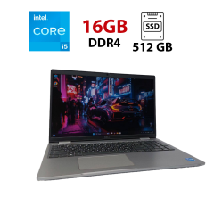 Ультрабук Dell Latitude 5520 / 15.6" (1920x1080) IPS / Intel Core i5-1145G7 (4 (8) ядра по 4.4 GHz) / 16 GB DDR4 / 512 GB SSD / Intel Iris Xe Graphics / WebCam