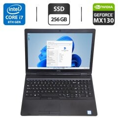Ультрабук Dell Latitude 5590 / 15.6" (1920x1080) IPS / Intel Core i7-8665U (4 (8) ядра по 1.9 - 4.8 GHz) / 16 GB DDR4 / 256 GB SSD / nVidia GeForce MX130, 2 GB GDDR5, 64-bit / WebCam