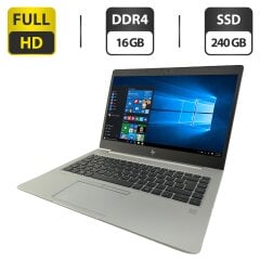 Ультрабук HP EliteBook 745 G6 / 14" (1920x1080) IPS / AMD Ryzen 5 Pro 3500U (4 (8) ядра по 2.1 - 3.7 GHz) / 16 GB DDR4 / 240 GB SSD / AMD Radeon RX Vega 8 Graphics / WebCam
