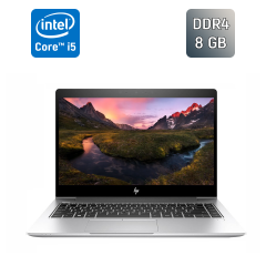 Ультрабук HP EliteBook 840 G6 / 14" (1920x1080) IPS / Intel Core i5-8265U (4 (8) ядра по 1.6 - 3.9 GHz) / 8 GB DDR4 / 240 GB SSD / Intel UHD Graphics 620 / WebCam / TouchID / Windows 10
