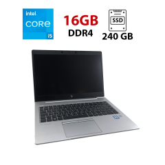 Ультрабук HP EliteBook 840 G6 / 14" (1920x1080) IPS / Intel Core i5-8350U (4 (8) ядра по 1.7 - 3.6 GHz) / 16 GB DDR4 / 240 GB SSD / Intel UHD Graphics 620 / WebCam