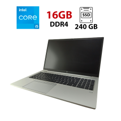 Ультрабук HP ProBook 450 G8 / 15.6" (1920x1080) IPS / Intel Core i5-1135G7 (4 (8) ядра по 2.4 - 4.2 GHz) / 16 GB DDR4 / 240 GB SSD / Intel Iris Xe Graphics / WebCam