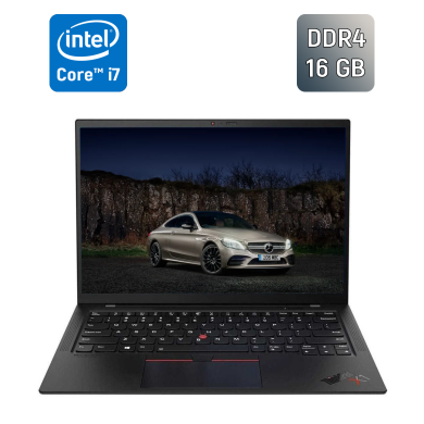Ультрабук Lenovo ThinkPad X1 Carbon Gen9 / 14" (1920x1080) IPS / Intel Core i7-1165G7 (4 (8) ядра по 2.8 - 4.7 GHz) / 16 GB DDR4 / 480 GB SSD / Intel Iris Xe Graphics / WebCam / Windows 10
