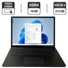 Ультрабук Microsoft Surface Laptop 4 1979 / 15" (2496x1664) IPS Touch / Intel Core i7-1185G7 (4 (8) ядра по 3.0 - 4.8 GHz) / 16 GB DDR4 / 512 GB SSD M.2 / Intel Iris Xe Graphics / WebCam