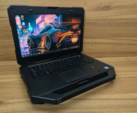 Захищений ноутбук Dell Latitude 14 Rugged 5414 / 14" (1920x1080) IPS Touch / Intel Core i5-6300U (2 (4) ядра по 2.4 - 3.0 GHz) / 16 GB DDR4 / 480 GB SSD / Intel HD Graphics 520 / HDMI / TouchID / Windows 10