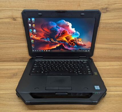 Захищений ноутбук Dell Latitude 14 Rugged 5414 / 14" (1920x1080) IPS Touch / Intel Core i5-6300U (2 (4) ядра по 2.4 - 3.0 GHz) / 8 GB DDR4 / 256 GB SSD / Intel HD Graphics 520 / HDMI / Windows 10