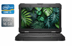 Защищенный ноутбук Dell Latitude 5420 Rugged / 14" (1920x1080) IPS / Intel Core i5-8350U (4 (8) ядра по 1.7 - 3.6 GHz) / 16 GB DDR4 / 512 GB SSD / Intel UHD Graphics 620 / WebCam / 4G / Windows 10