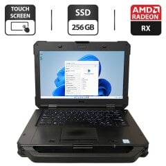 Защищенный ноутбук Dell Latitude 5424 Rugged / 14" (1920x1080) IPS Touch / Intel Core i7-8650U (4 (8) ядра по 1.9 - 4.2 GHz) / 16 GB DDR4 / 256 GB SSD M.2 / AMD Radeon RX 540, 4 GB GDDR5, 128-bit / WebCam / Стилус / Два АКБ