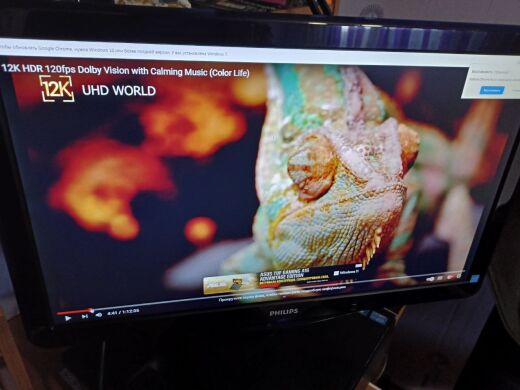 Монитор Б-класс Philips E-Line 247E3LP / 24" (1920x1080) TN / 2x HDMI, 1x VGA