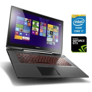 Игровой ноутбук Б-класс Lenovo Y70-70 / 17.3" (1920x1080) IPS Touch / Intel Core i7-4710HQ (4 (8) ядра по 2.5 - 3.5 GHz) / 16 GB DDR3 / 256 GB SSD / nVidia GeForce GTX 860M, 4 GB GDDR5, 128-bit / WebCam / Win 10 Home Игровой ноутбук Б-класс Lenovo Y70-70 / 17.3" (1920x1080) IPS Touch / Intel Core i7-4710HQ (4 (8) ядра по 2.5 - 3.5 GHz) / 16 GB DDR3 / 256 GB SSD / nVidia GeForce GTX 860M, 4 GB GDDR5, 128-bit / WebCam / Win 10 Home