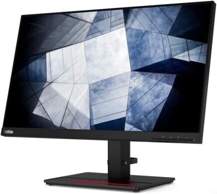 Монитор Lenovo ThinkVision P24h-20 / 24" (2560x1440) IPS / 1x HDMI, 2x DisplayPort, 1x USB Type-C, 4x USB 3.0, 1x Audio, 1x Ethernet / 2x 1W / VESA 100x100 / Pivot