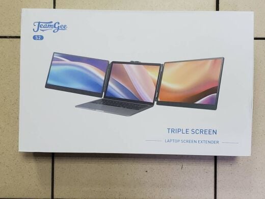 Новые портативные мониторы для ноутбуков lCD Teamgee s2 / 2x 14" (1920x1080) IPS / USB Type-C / 2x 2W