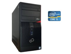 ПК Fujitsu Esprimo P556 E85+ Tower / Intel Core i5-6500 (4 ядра по 3.2 - 3.6 GHz) / 8 GB DDR4 / 256 GB SSD + 750 GB HDD / Intel HD Graphics 530 + USB-флешка 64 GB