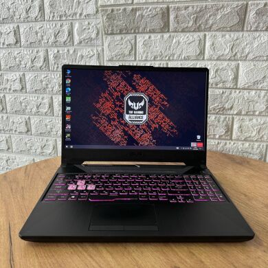 Игровой ноутбук Asus TUF Gaming A15 FA506IH / 15.6" (1920x1080) IPS / AMD Ryzen 5 4600H (6 (12) ядер по 3.0 - 4.0 GHz) / 8 GB DDR4 / 512 GB SSD / nVidia GeForce GTX 1650, 4 GB GDDR5, 128-bit / WebCam