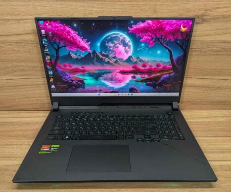 Игровой ноутбук Asus ROG Strix G733PY / 17.3" (2560x1440) IPS / AMD Ryzen 9 7945HX (16 (32) ядер по 2.5 - 5.4 GHz) / 64 GB DDR5 / 1000 GB SSD / nVidia GeForce RTX 4090, 16 GB GDDR6, 256-bit / WebCam / HDMI / Windows 11