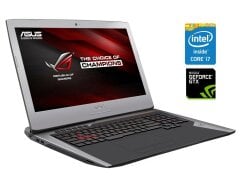 Игровой ноутбук Asus ROG G752VL / 17.3" (1920x1080) IPS / Intel Core i7-6700HQ (4 (8) ядра по 2.6 - 3.5 GHz) / 16 GB DDR4 / 480 GB SSD / nVidia GeForce GTX 965M, 2 GB GDDR5, 128-bit / WebCam / DVD-ROM / Win 10 Home