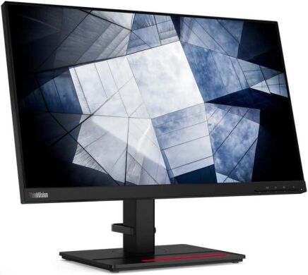 Монитор Lenovo ThinkVision P24h-20 / 24" (2560x1440) IPS / 1x HDMI, 2x DisplayPort, 1x USB Type-C, 4x USB 3.0, 1x Audio, 1x Ethernet / 2x 1W / VESA 100x100 / Pivot