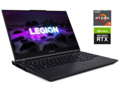Игровой ноутбук Б-класс Lenovo Legion 5 17ACH6H / 17.3" (1920x1080) IPS / AMD Ryzen 7 5800H (8 (16) ядер 3.2 - 4.4 GHz) / 16 GB DDR4 / 256 GB SSD / nVidia GeForce RTX 3060, 6 GB GDDR6, 192-bit