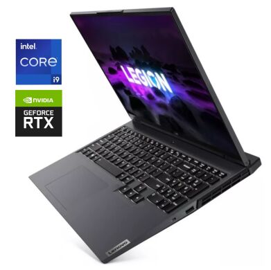 Ігровий ноутбук Б-клас Lenovo Legion 5 Pro 16ITH6H / 16" (2560x1600) IPS / Intel Core i9-11950H (8 (16) ядер по 2.1 - 5.0 GHz) / 16 GB DDR4 / 512 GB SSD NVMe / nVidia GeForce RTX 3070, 8 GB GDDR6, 256-bit / WebCam