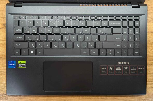 Ігровий ноутбук Acer Nitro V15 ANV15-51 / 15.6" (1920x1080) IPS / Intel Core i7-13620H (10 (16) ядер по 3.6 - 4.9 GHz) / 16 GB DDR5 / 1000 GB SSD / nVidia GeForce RTX 4060, 8 GB GDDR6, 128-bit / WebCam / Windows 11