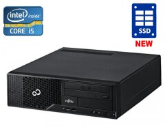 ПК Fujitsu Esprimo E500 E85+ SFF / Intel Core i5-2400 (4 ядра по 3.1 - 3.4 GHz) / 8 GB DDR3 / 120 GB SSD NEW / Intel HD Graphics 2000 / DVD-ROM