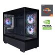 Игровой ПК 1stPlayer Mi5 A-BK-2F7R-1F7 Black Tower / AMD Ryzen 5 8400F (6 (12) ядер по 4.2 - 4.7 GHz) / 16 GB DDR5 / 1000 GB SSD M.2 / nVidia GeForce RTX 5060, 8 GB GDDR7, 128-bit / 500W