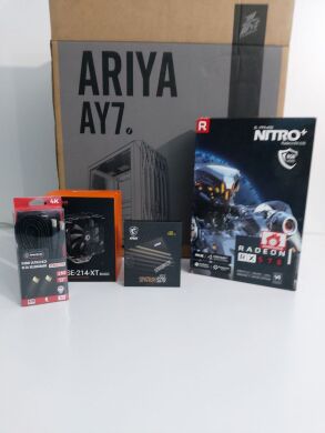 Игровой ПК 1stPlayer Ariya AY7 Tower / Intel Core i5-7500 (4 ядра по 3.4 - 3.8 GHz) / 16 GB DDR4 / 128 GB SSD M.2 + 512 GB SSD + 500 GB HDD / AMD Radeon RX 570, 8 GB GDDR5, 256-bit / 550W Игровой ПК 1stPlayer Ariya AY7 Tower / Intel Core i5-7500 (4 ядра по 3.4 - 3.8 GHz) / 16 GB DDR4 / 128 GB SSD M.2 + 512 GB SSD + 500 GB HDD / AMD Radeon RX 570, 8 GB GDDR5, 256-bit / 550W