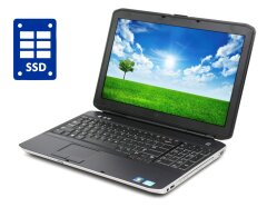 Ноутбук Dell Latitude E5530 / 15.6" (1366x768) TN / Intel Core i3-3110M (2 (4) ядра по 2.4 GHz) / 4 GB DDR3 / 120 GB SSD / Intel HD Graphics 4000 / WebCam 